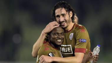 Ishak Belfodil & Collins Fai of Standard Liege