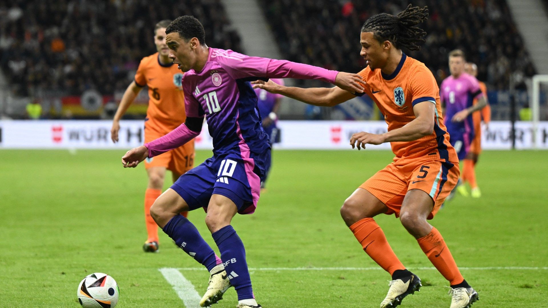 Jamal Musiala Nathan Ake Germany Netherlands 2024