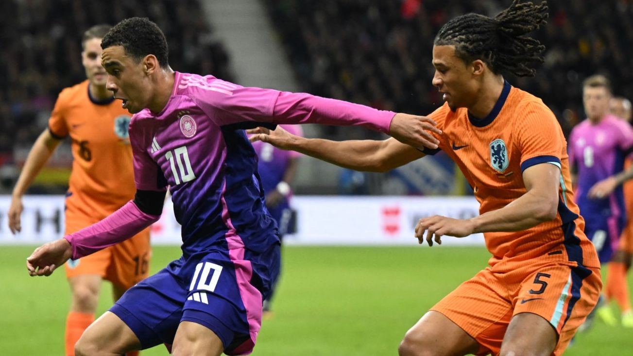 Jamal Musiala Nathan Ake Germany Netherlands 2024