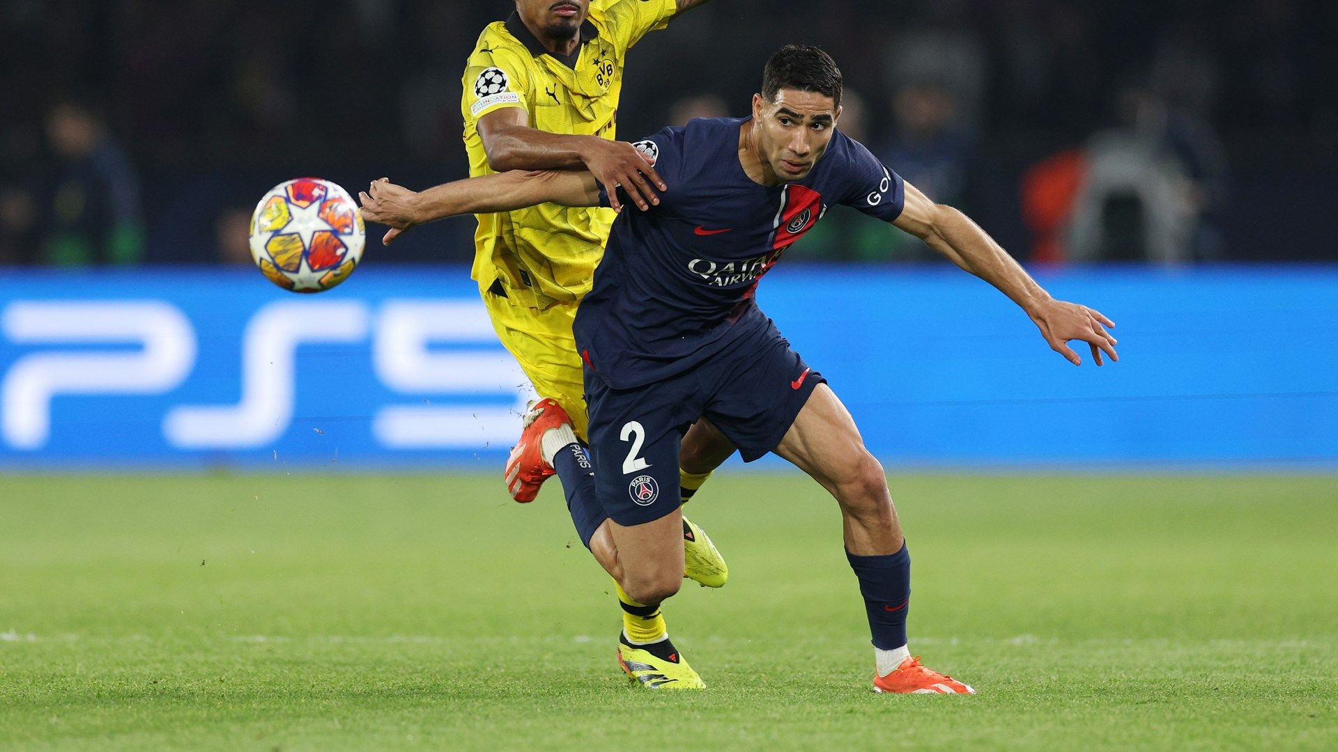 Achraf Hakimi PSG Dortmund Champions League 2023-24