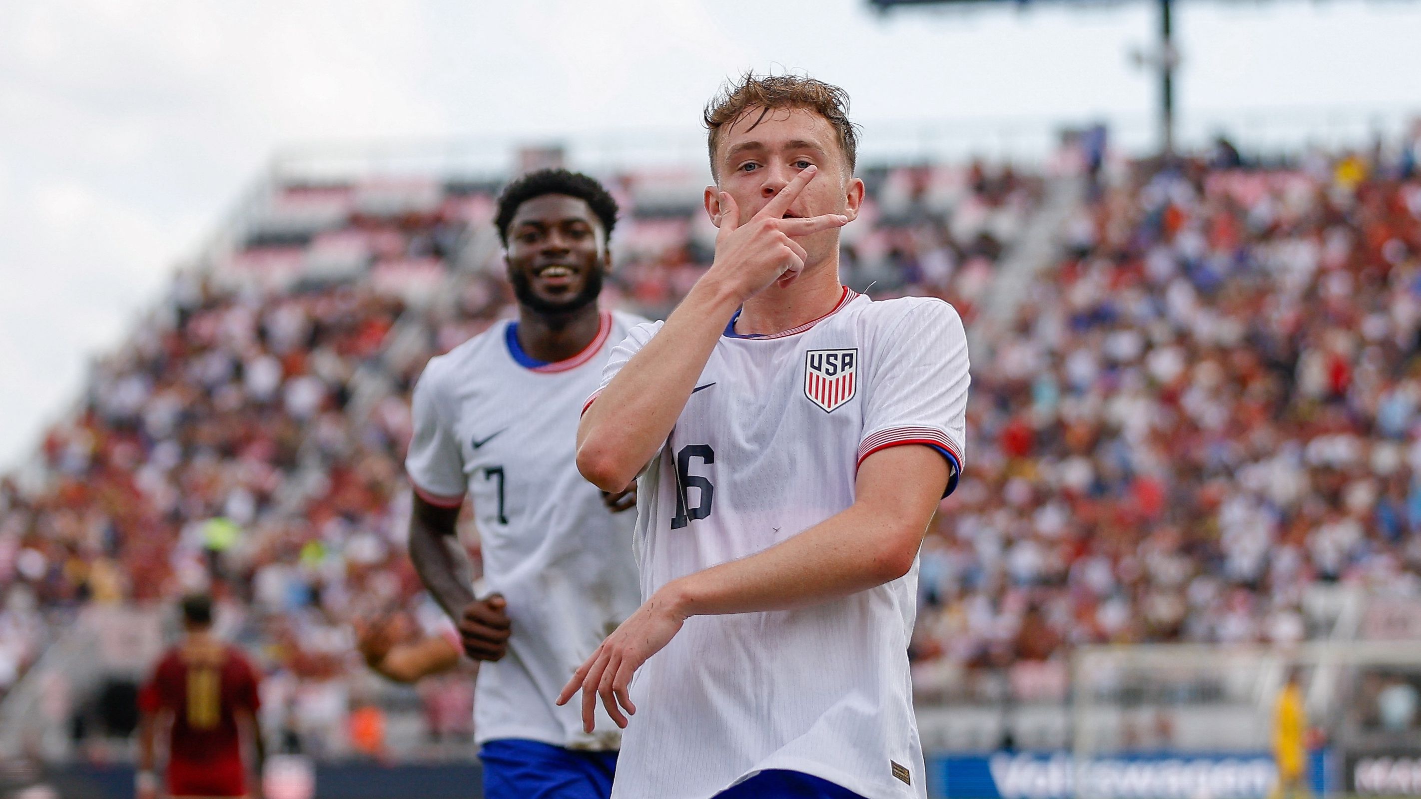 Jack McGlynn USMNT vs Venezuela HIC