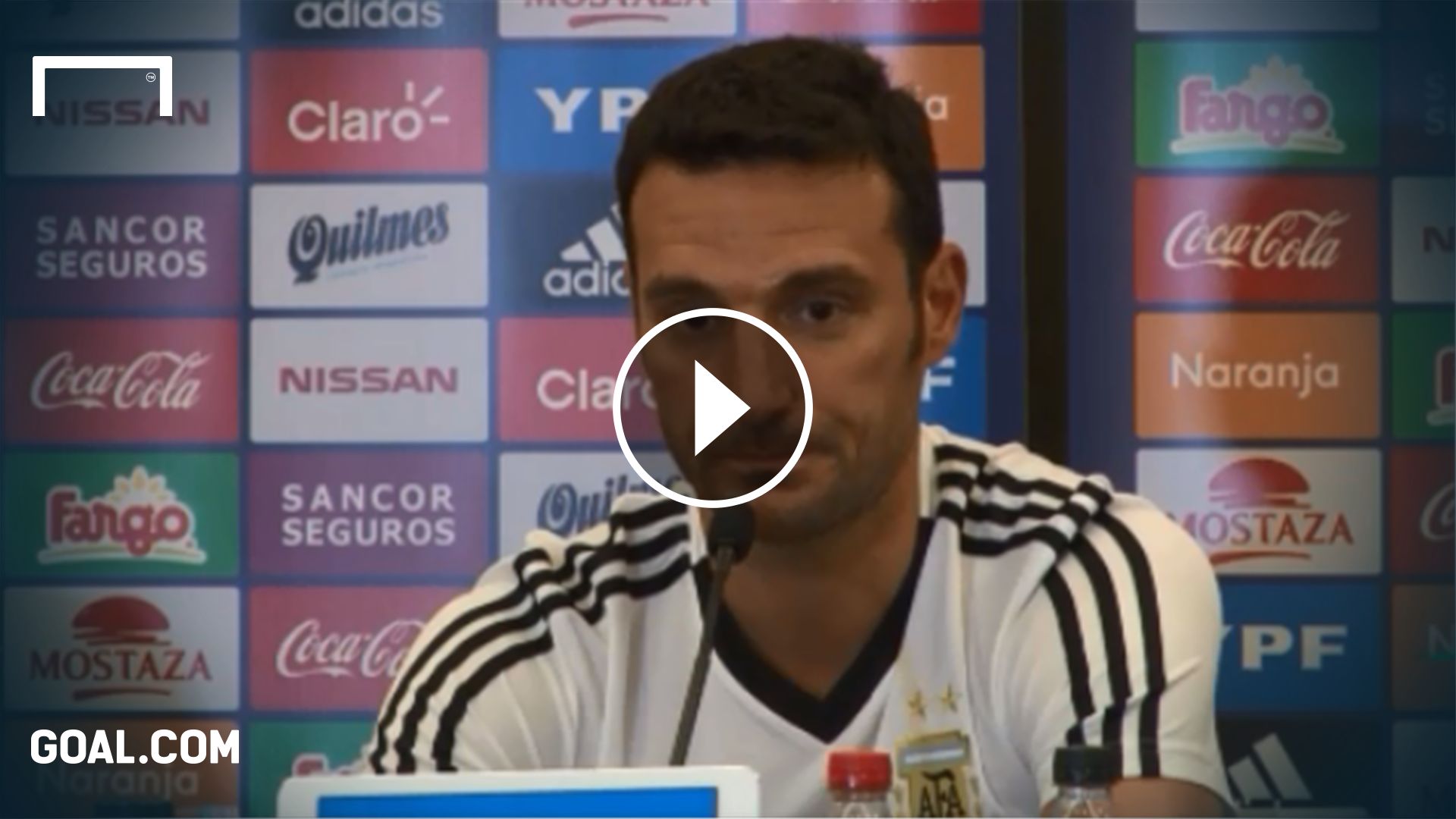 Scaloni Messi Argentinien