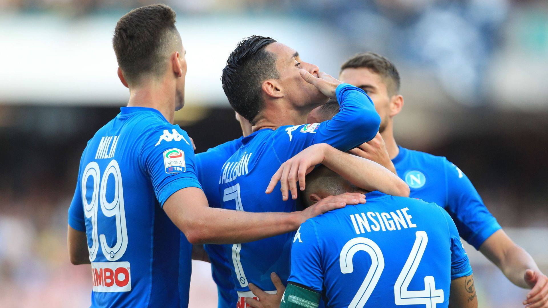 Callejon Milik Insigne - Napoli