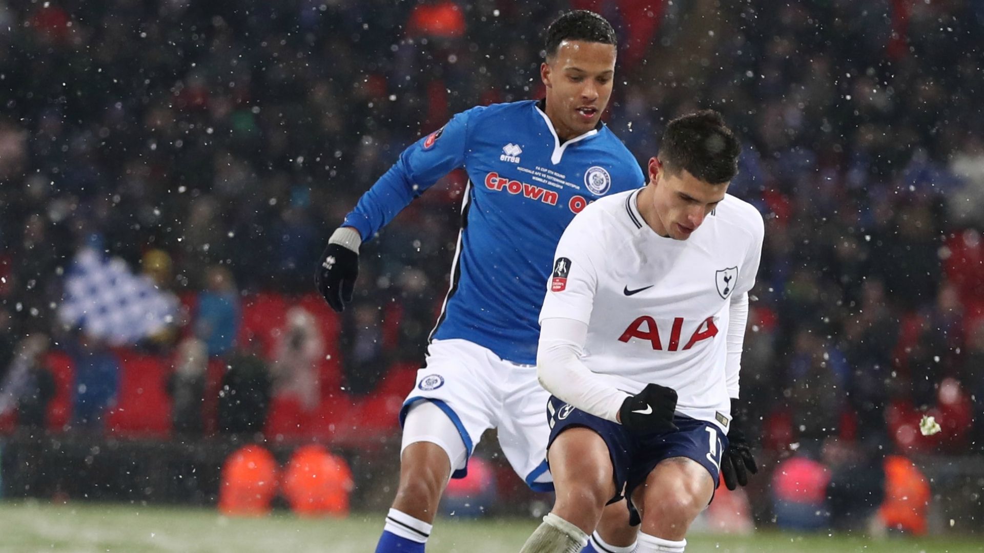 Joe Thompson Erik Lamela Tottenham Rochdale FA Cup 02282018