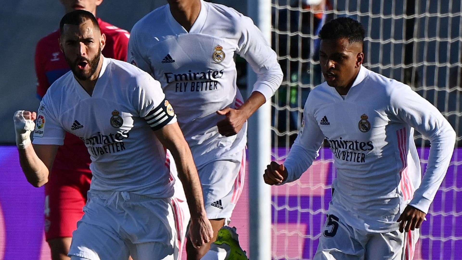 Benzema Rodrygo Real Madrid Elche la Liga 13 03 2021