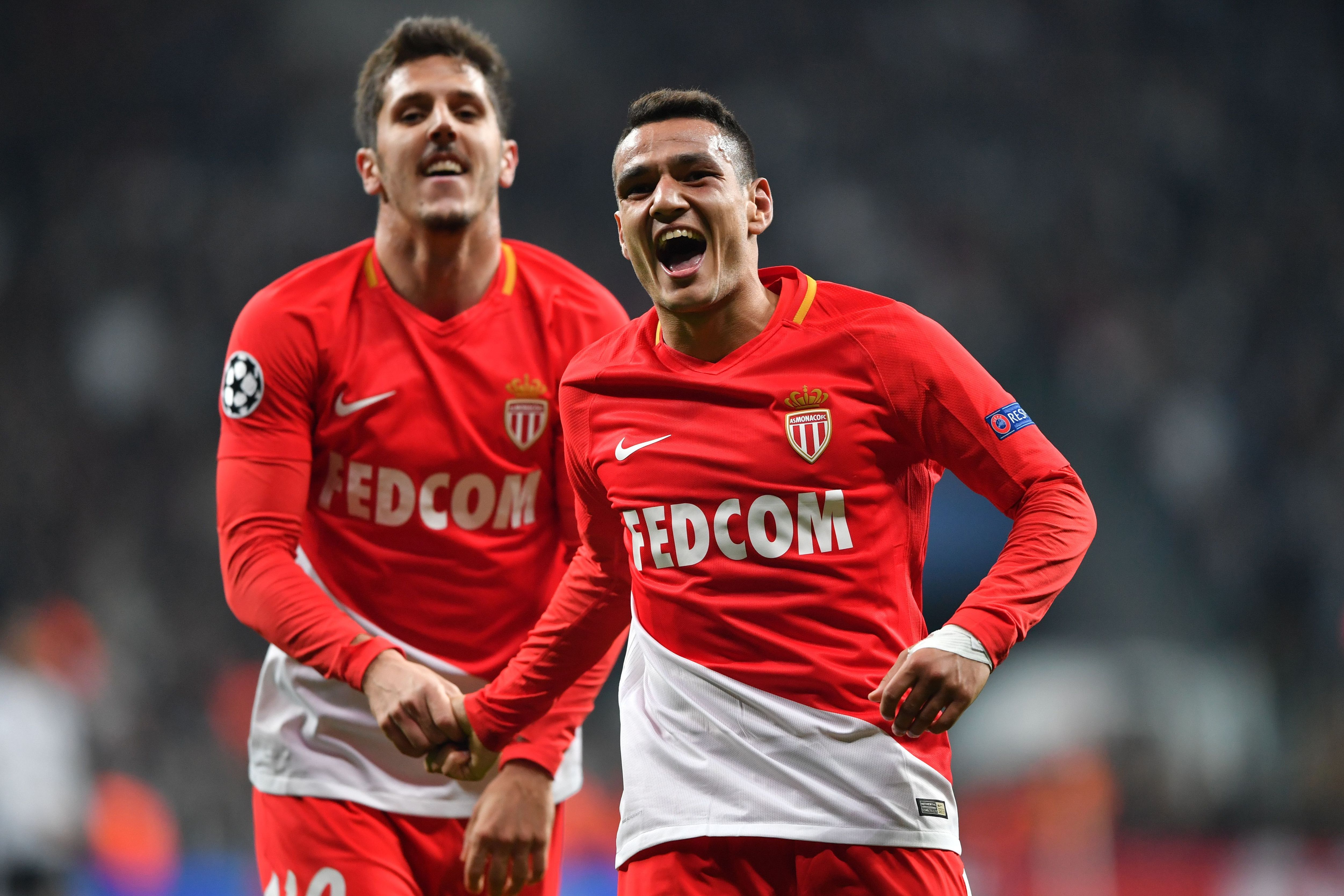 Stevan Jovetic Rony Lopes Besiktas Monaco UCL 11012017