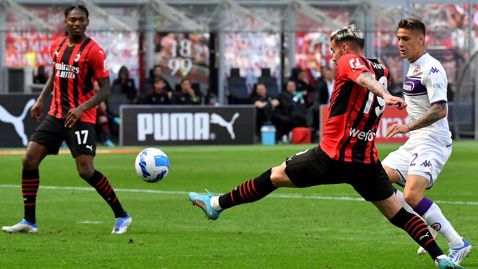 Theo Hernandez Milan Fiorentina Serie A