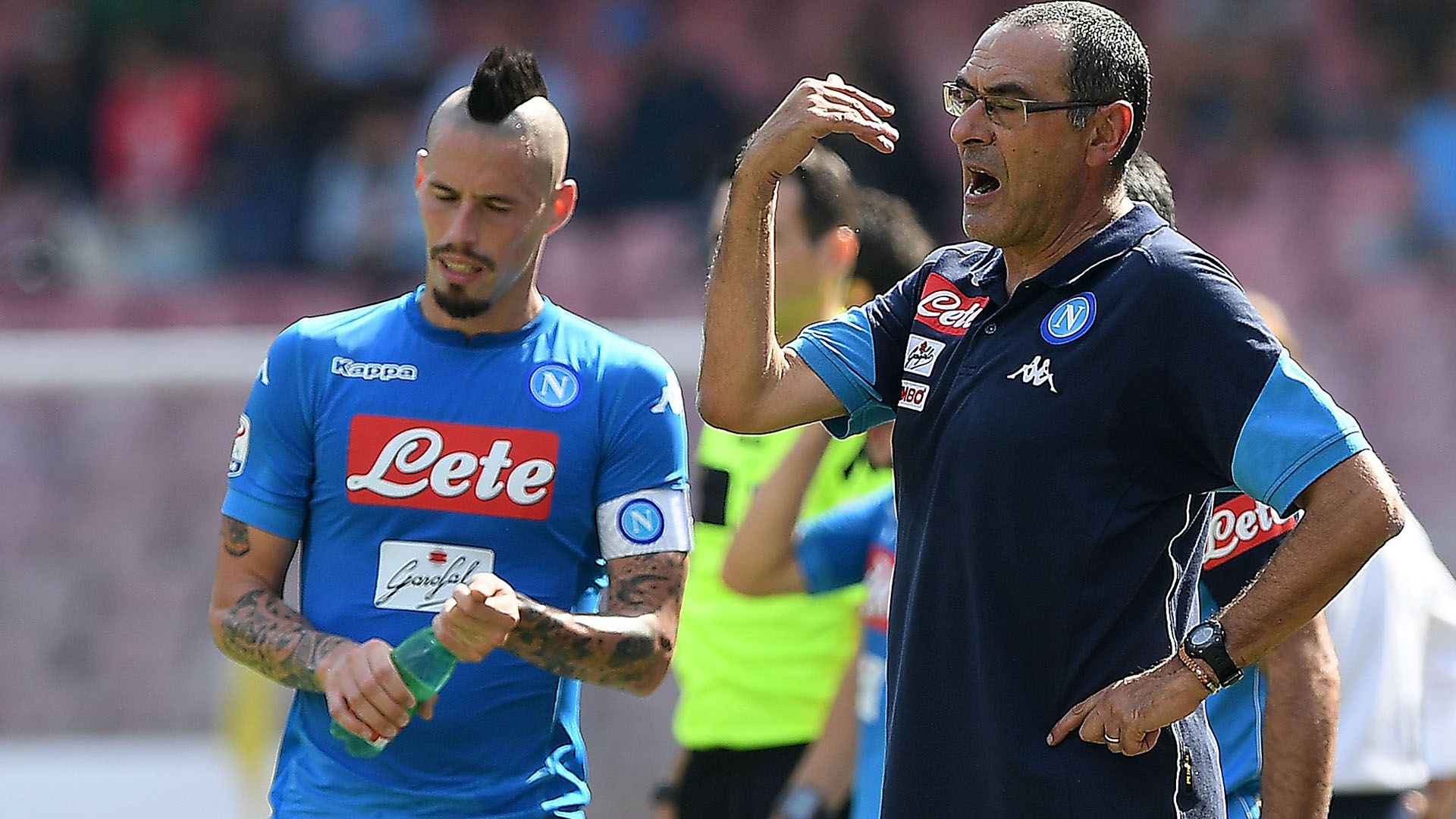 Hamsik Sarri Napoli