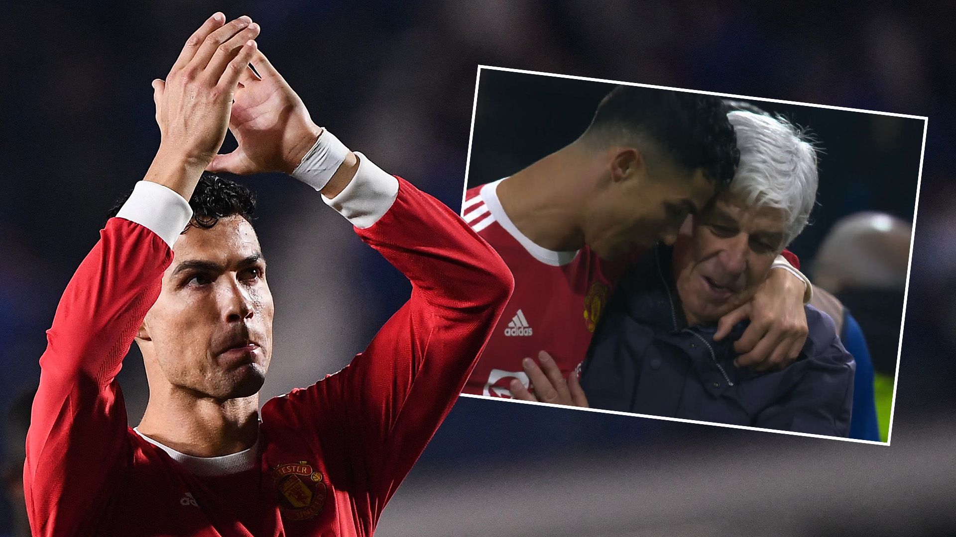 Cristiano Ronaldo Gian Piero Gasperini Man Utd Atalanta 2021-22