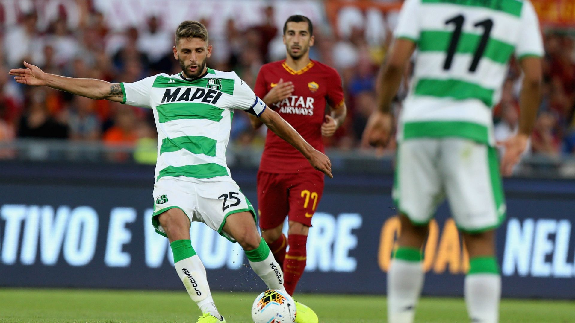 Berardi Roma Sassuolo