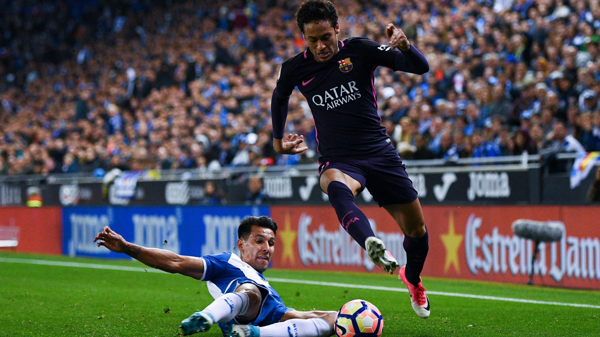 Neymar Hernán Pérez Espanyol Barcelona LaLiga 29042017