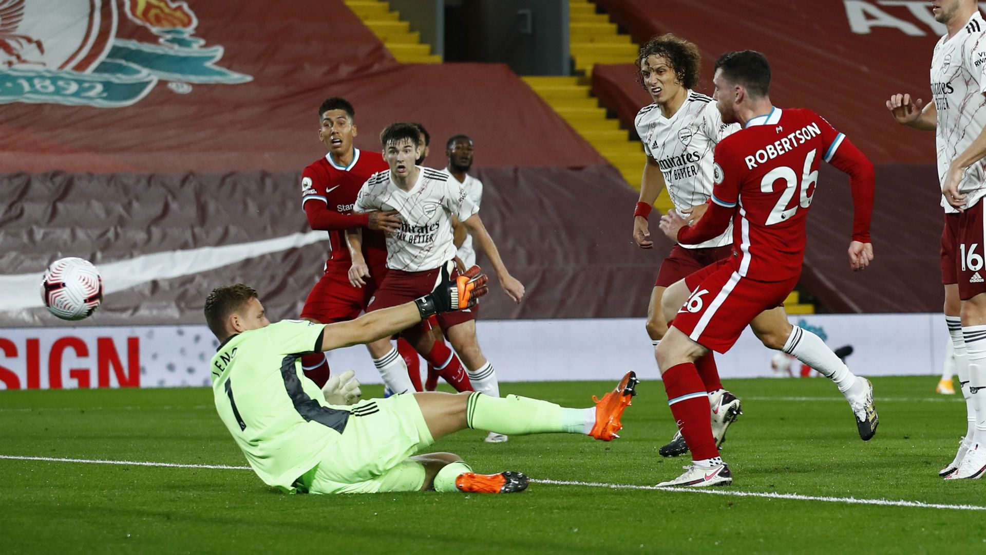 Andy Robertson Liverpool Arsenal 2020-21