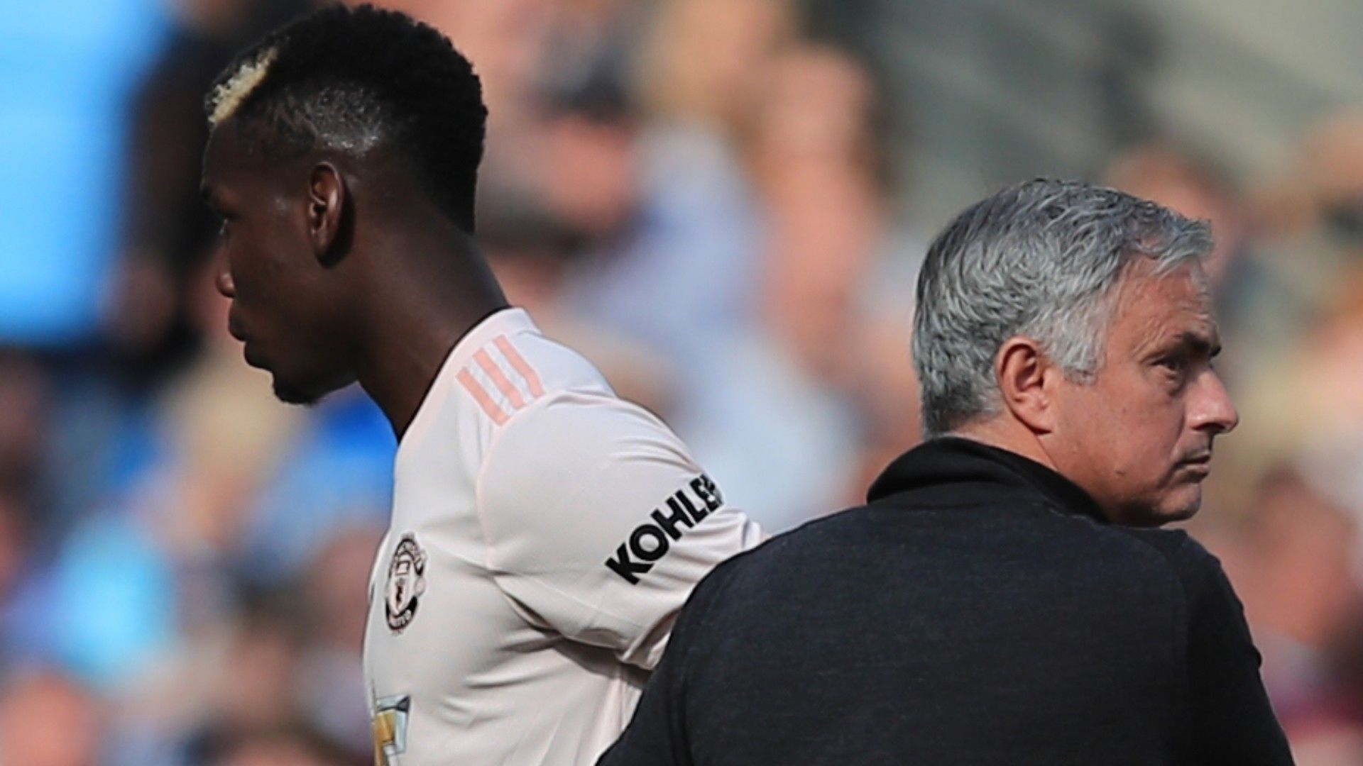 Pogba Mourinho Manchester United