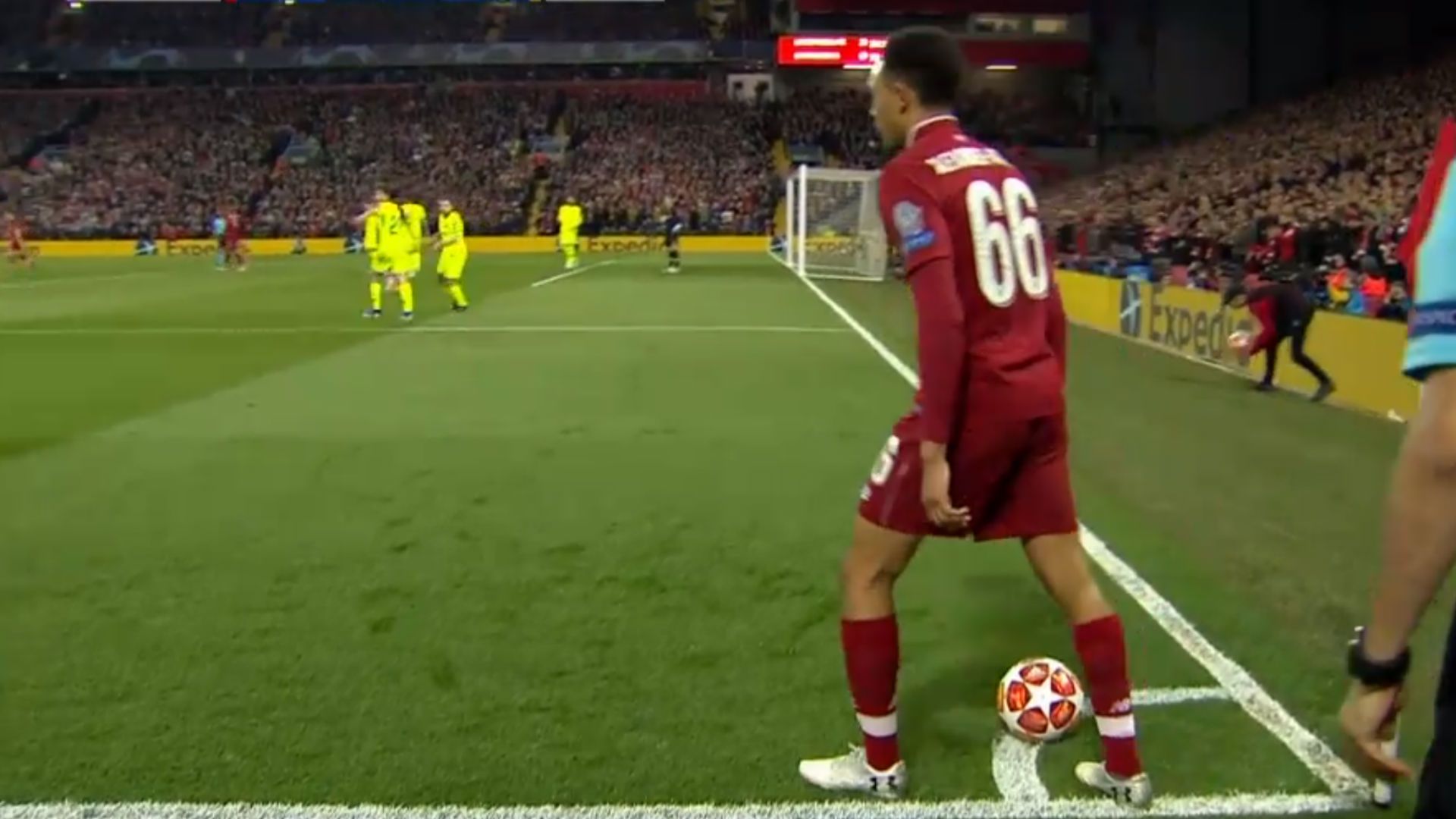 Ballboy Liverpool Trent Alexander Arnold