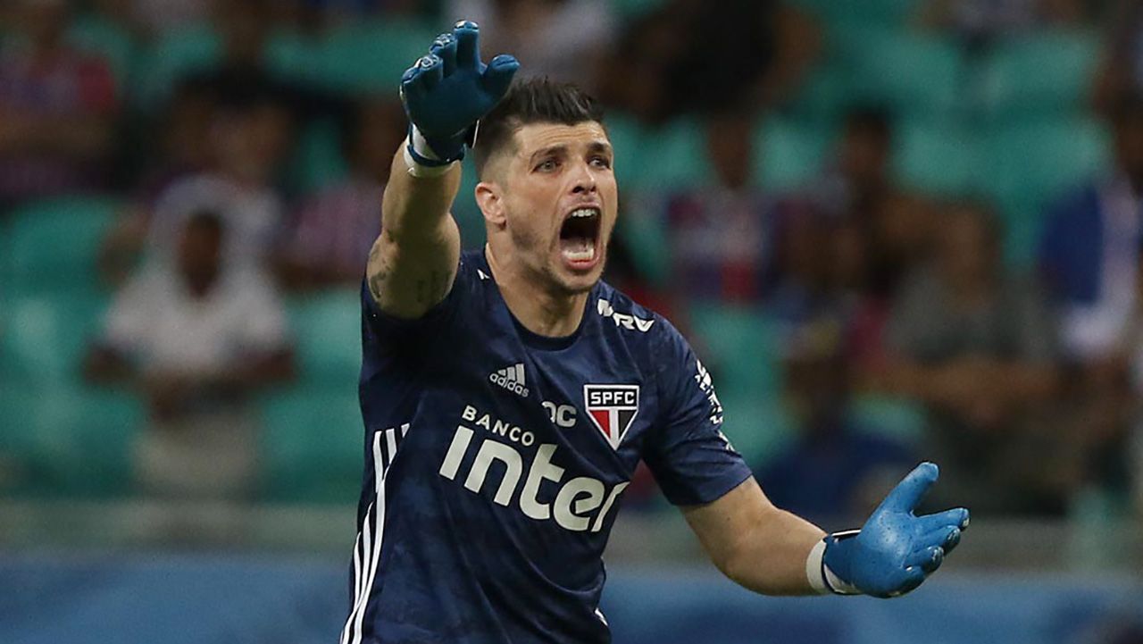 Tiago Volpi Bahia São Paulo Copa do Brasil 29052019
