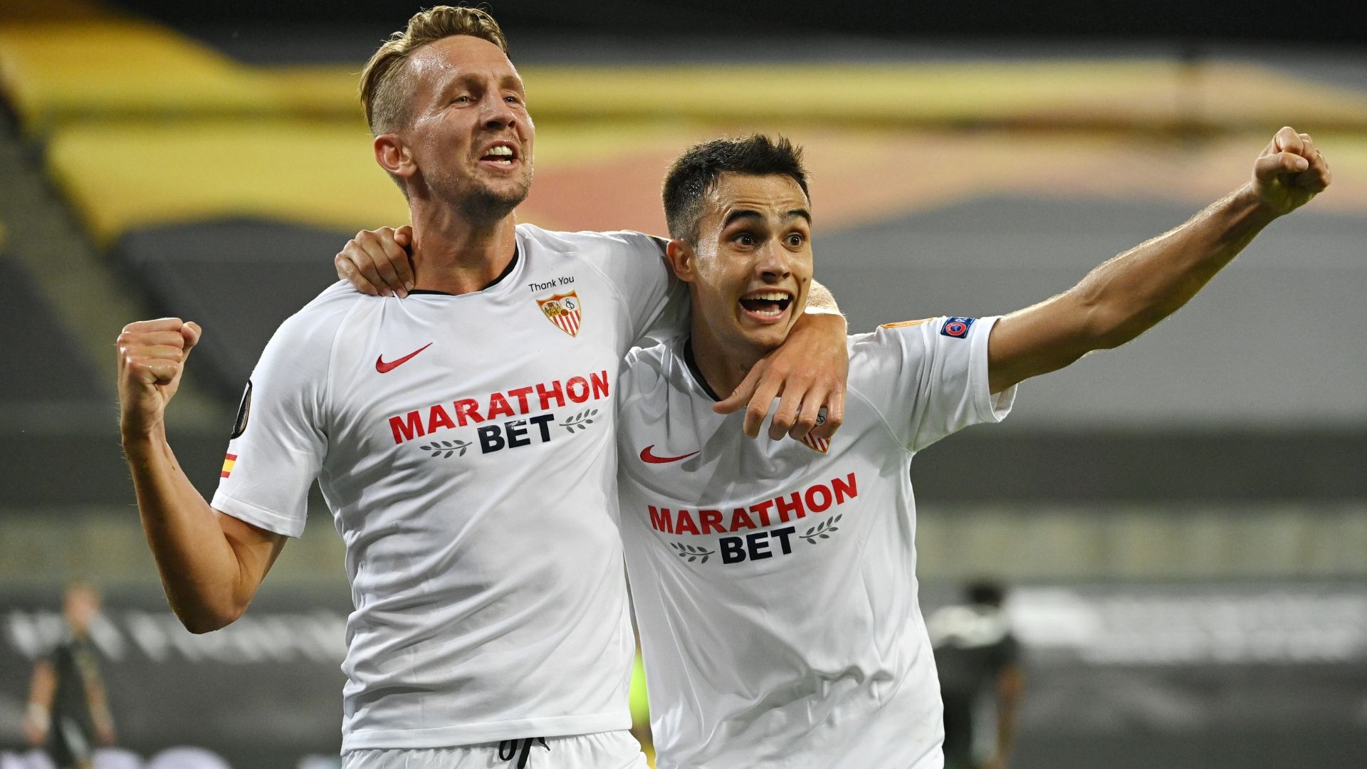 Luuk de Jong Sergio Reguilon Sevilla