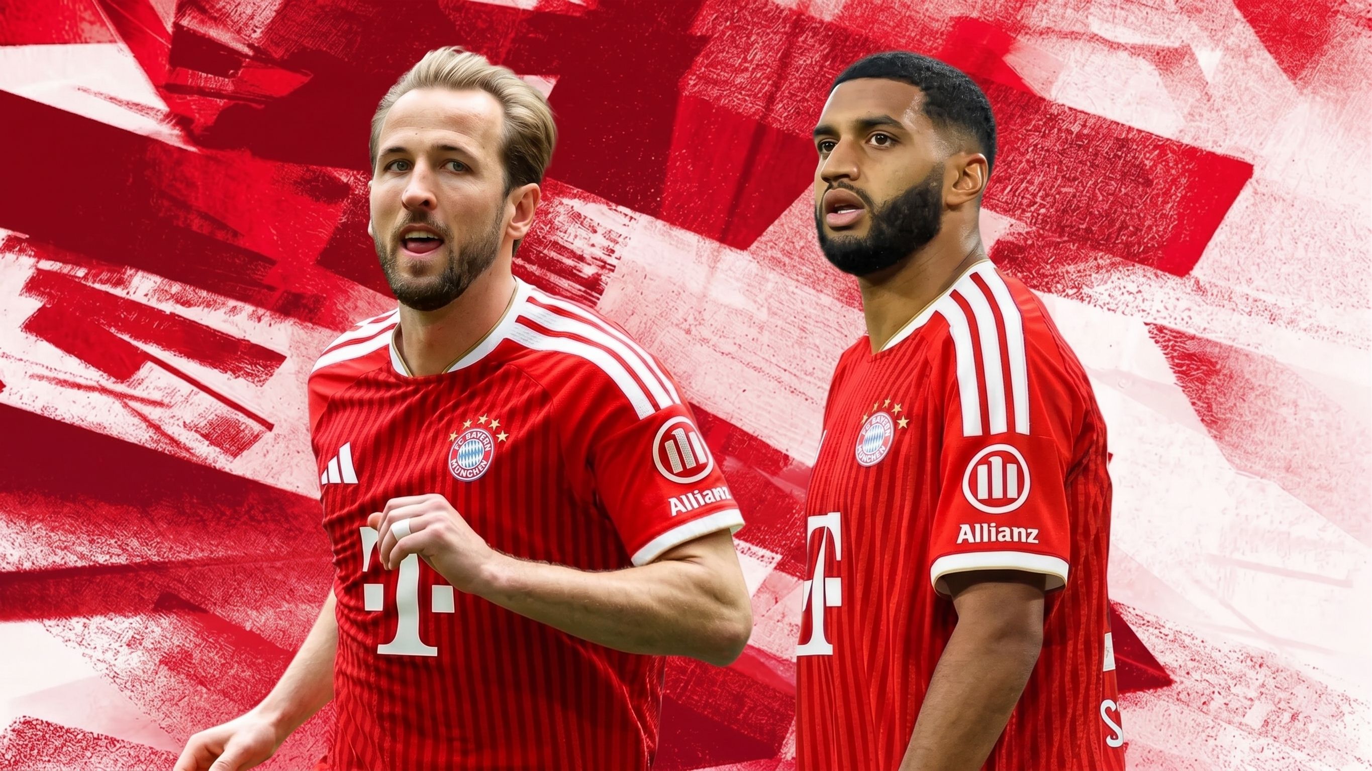 Ismael Saibari Harry Kane Bayern GFX GOAL ONLY