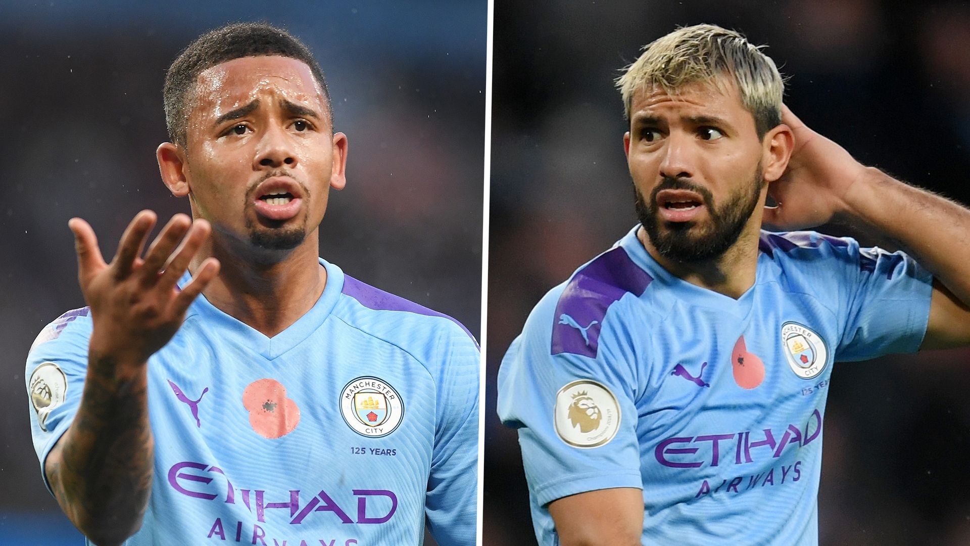 Gabriel Jesus Sergio Aguero Manchester City