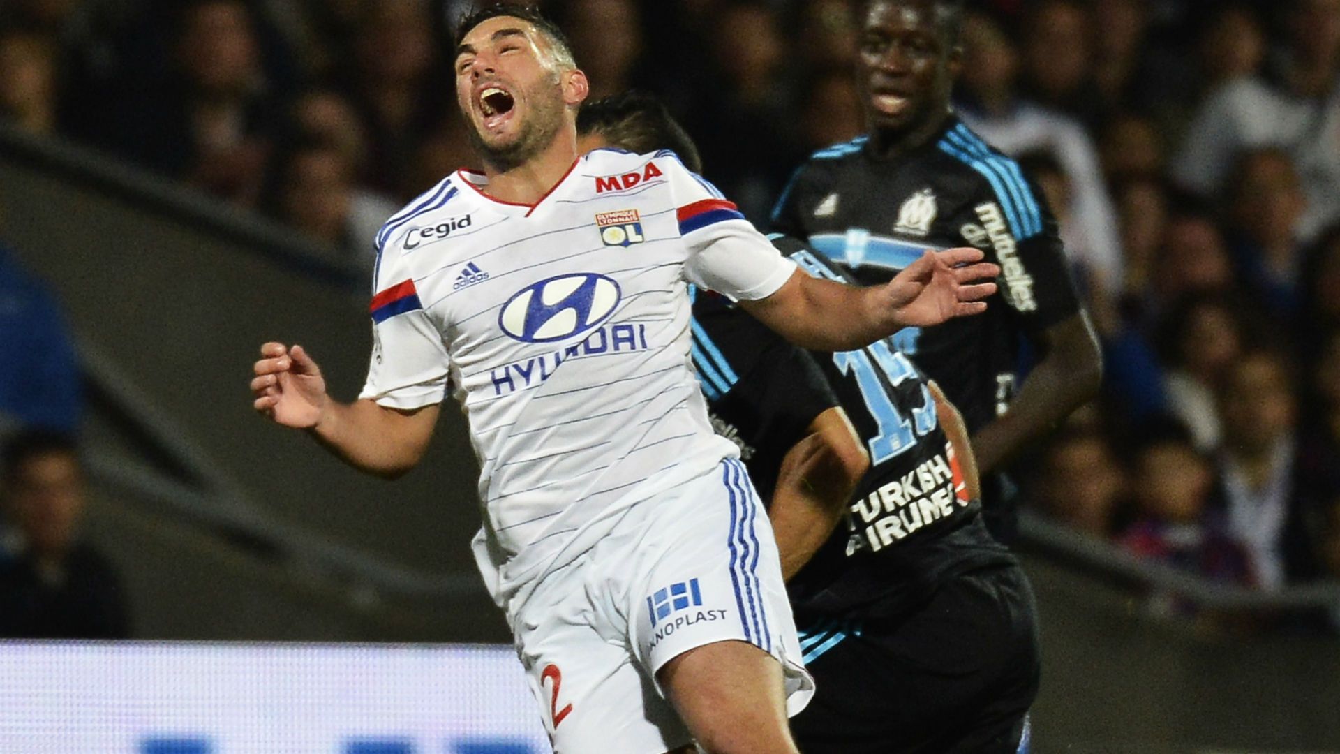 Jordan Ferri Jeremy Morel Lyon Marseille Ligue 1 26102014
