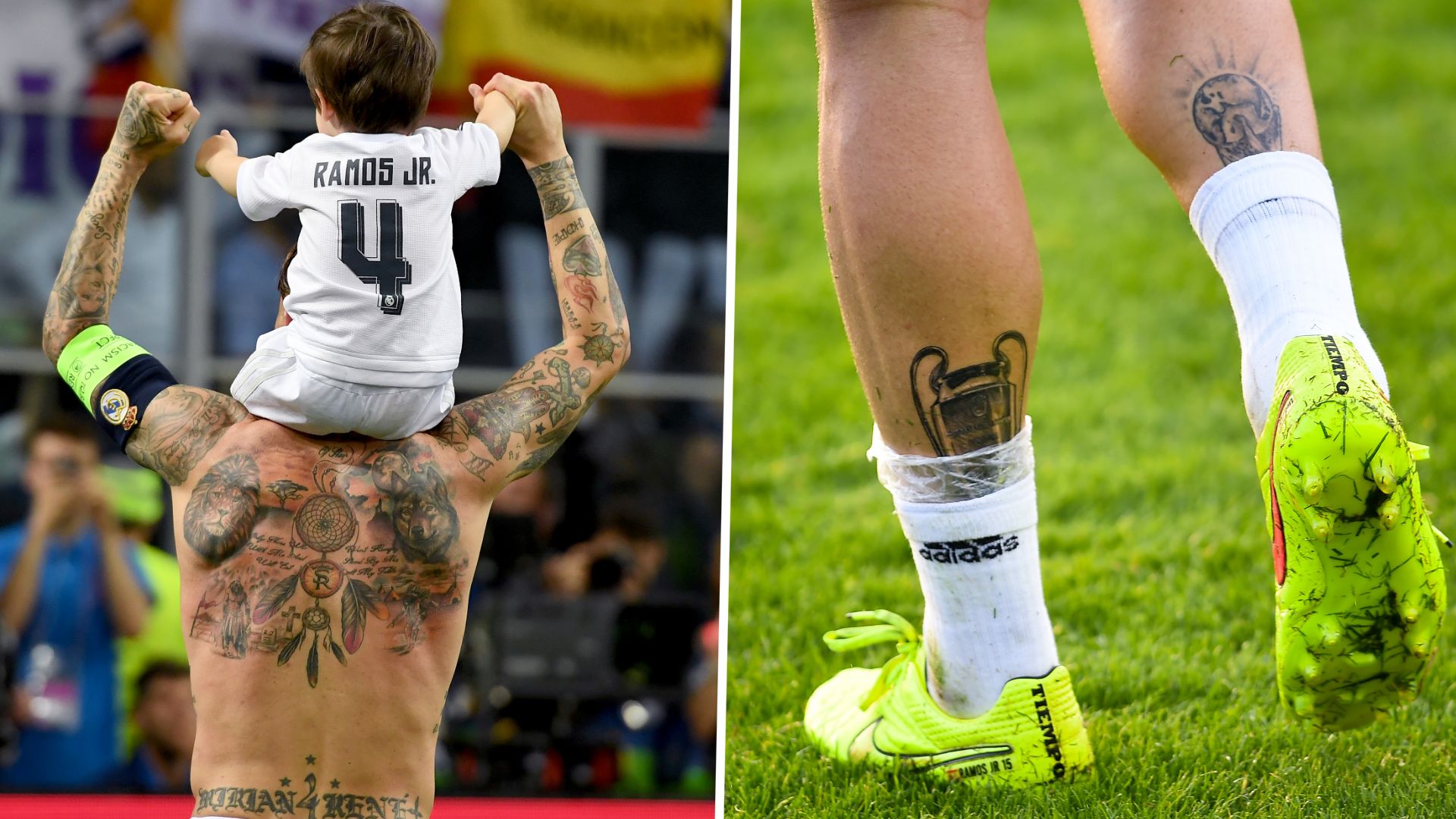 Sergio Ramos tattoo