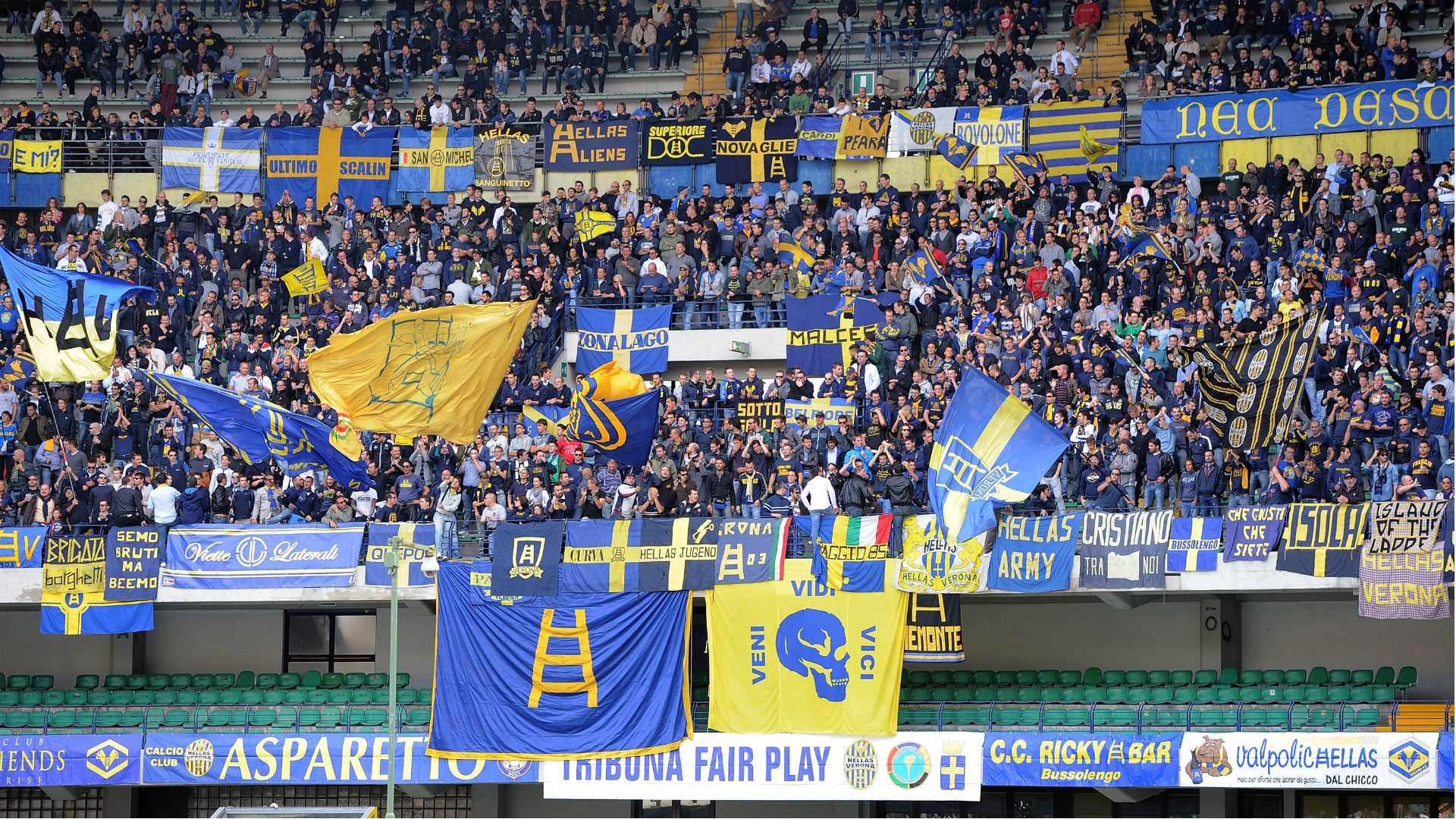 Verona Fans, Bentegodi Stadium