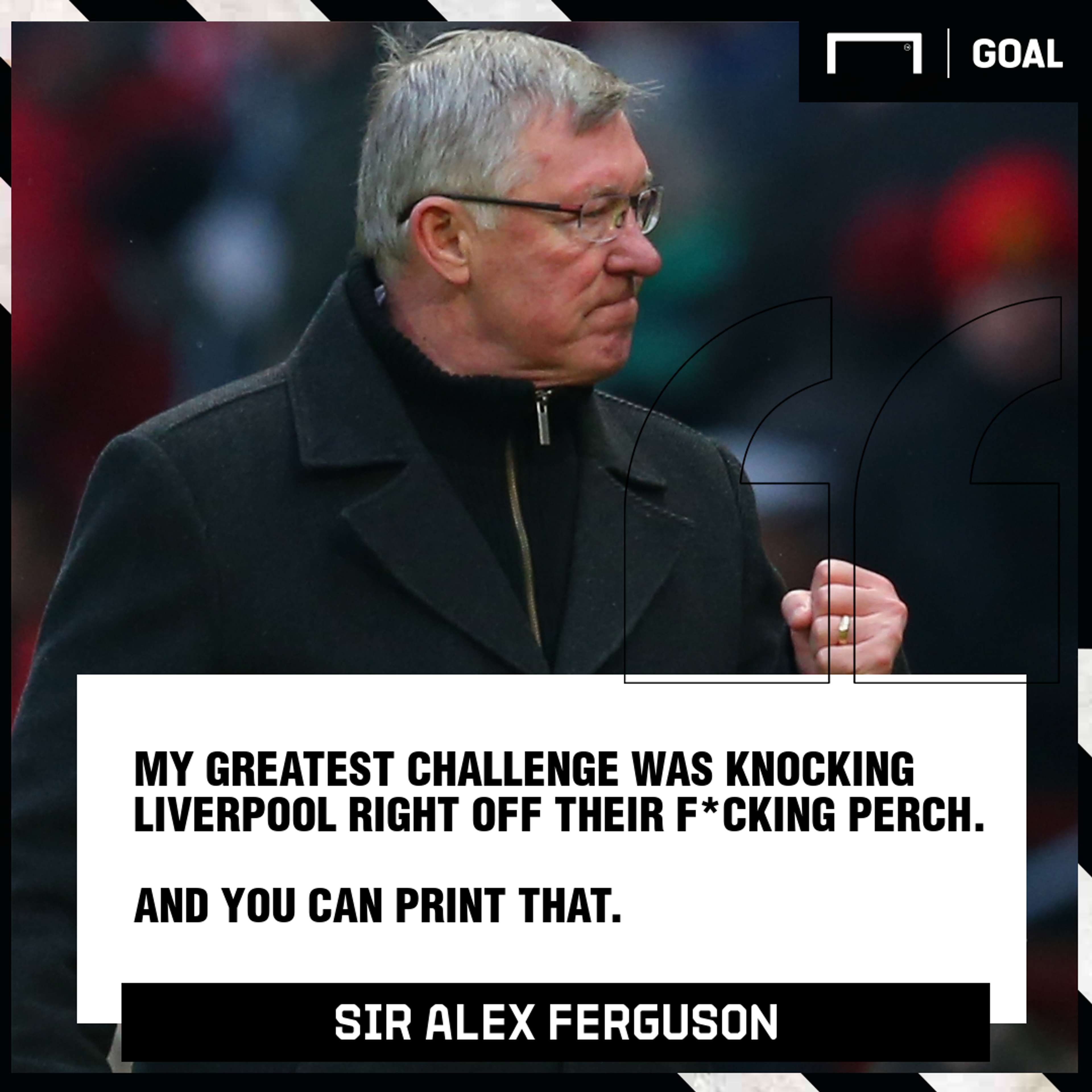 Alex Ferguson Manchester United Liverpool off their perch