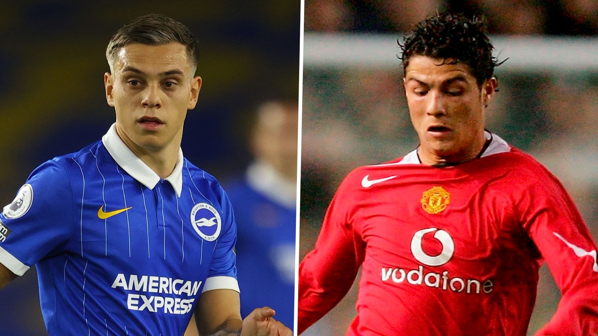 Leandro Trossard, Brighton, Cristiano Ronaldo, Man Utd