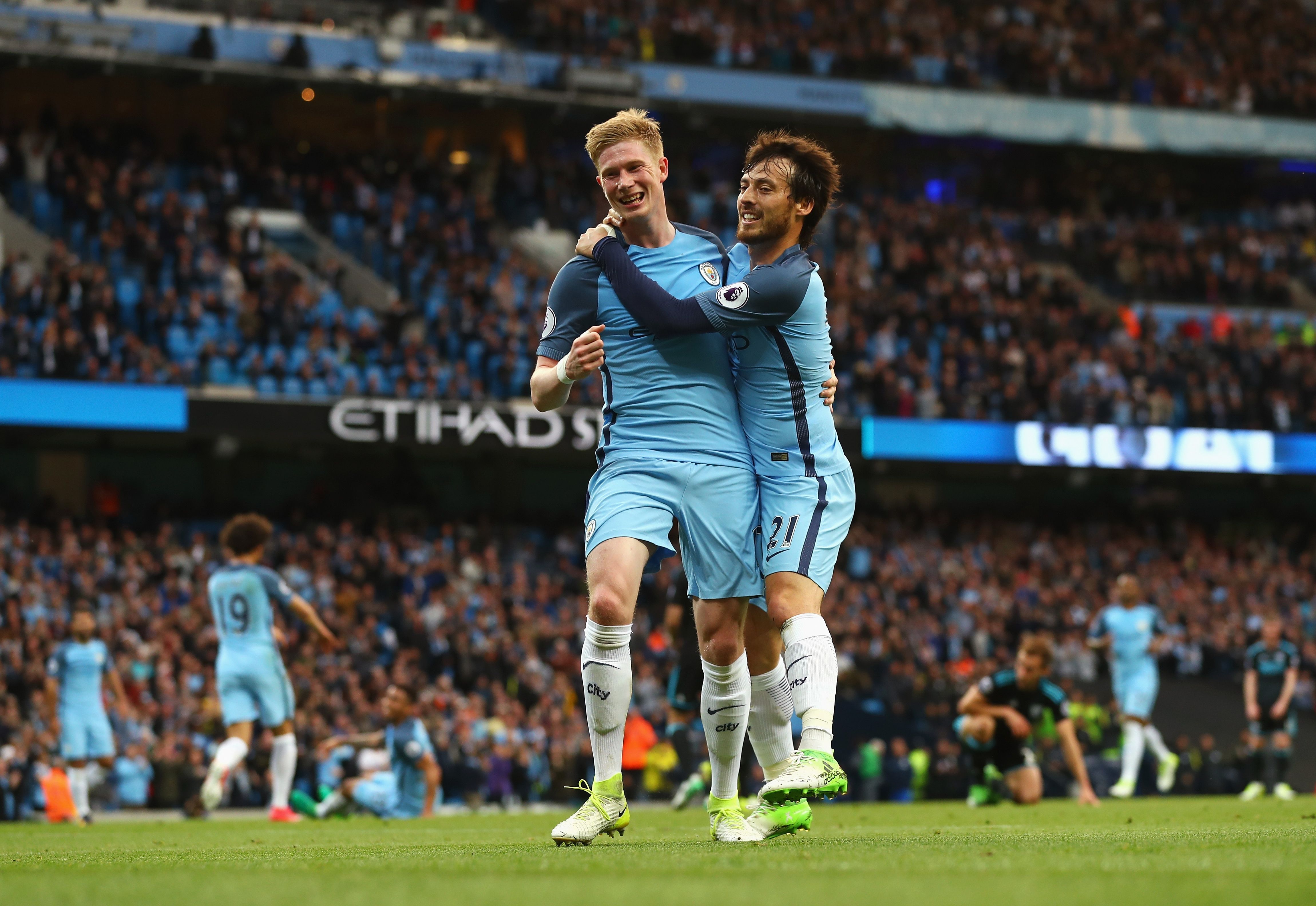Kevin de Bruyne David Silva Manchester City