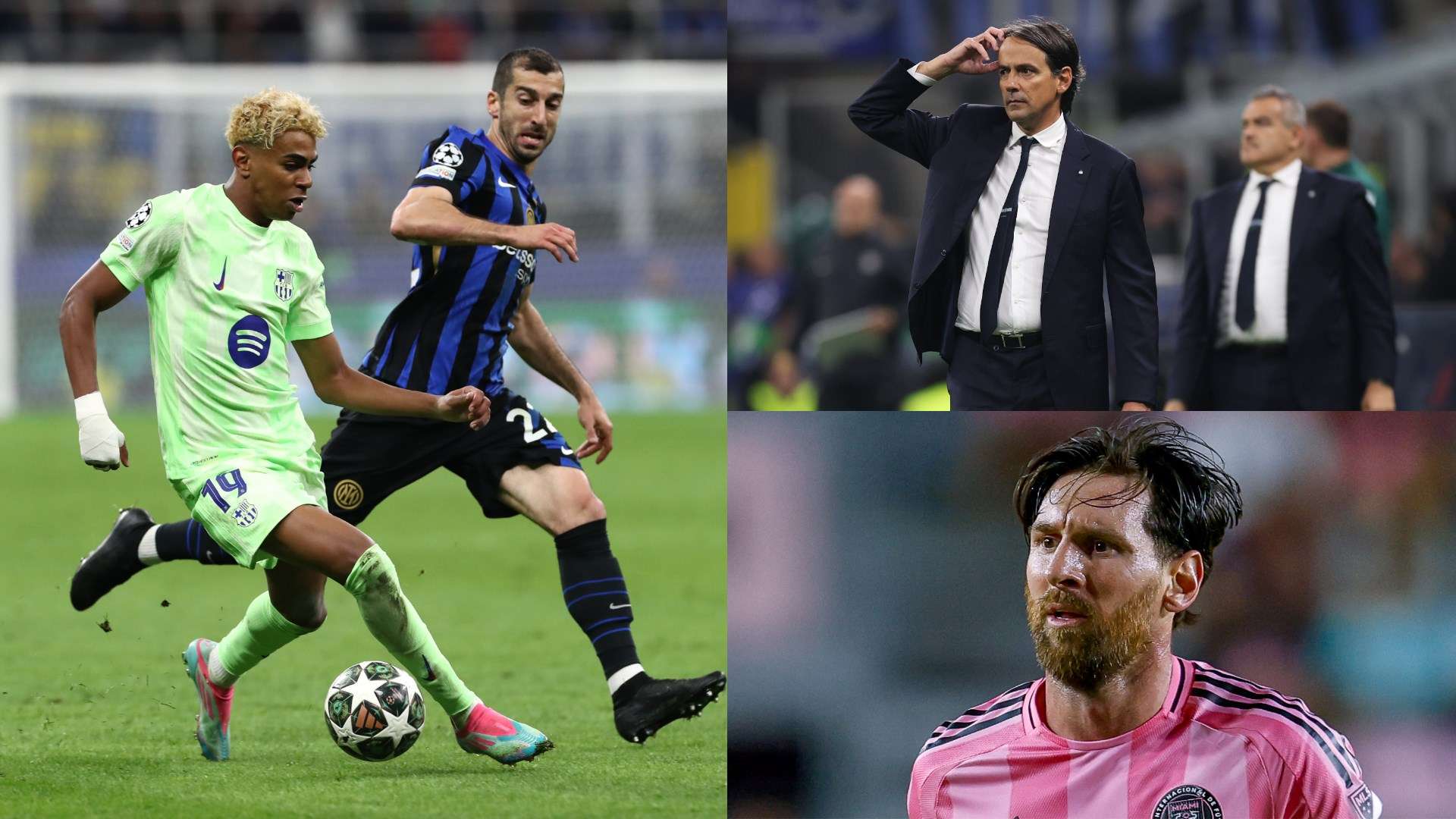 Barcelona Inter UCL 2024-2025 Yamal Inzaghi Messi