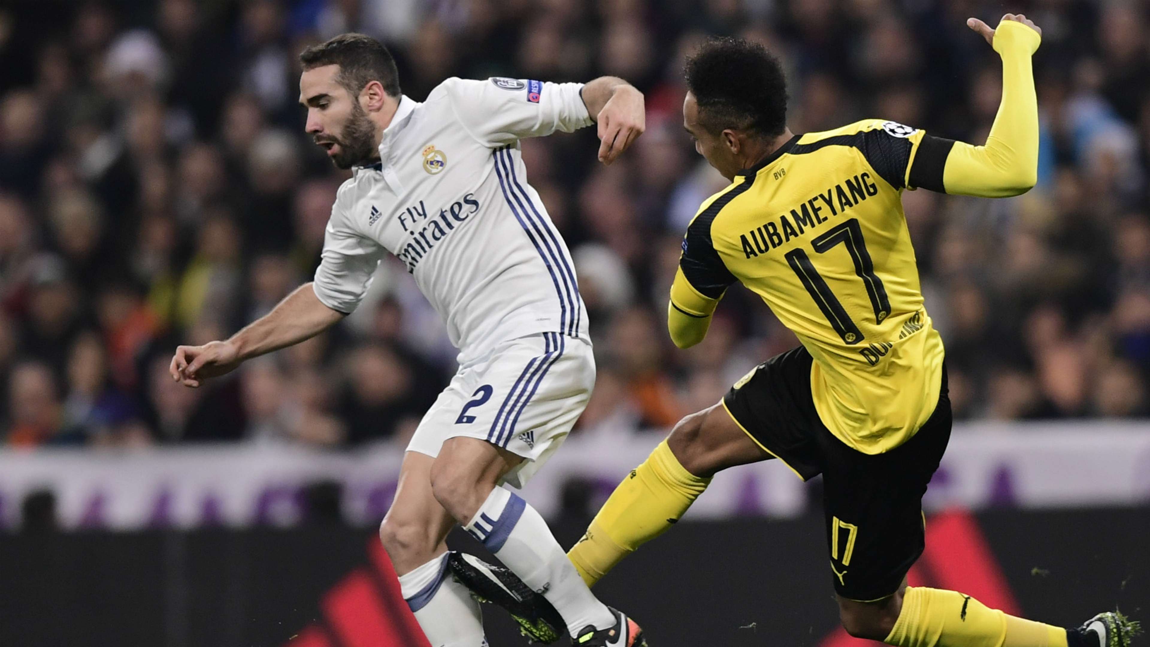 Carvajal Aubameyang Real Madrid Borussia Dortmund Champions League