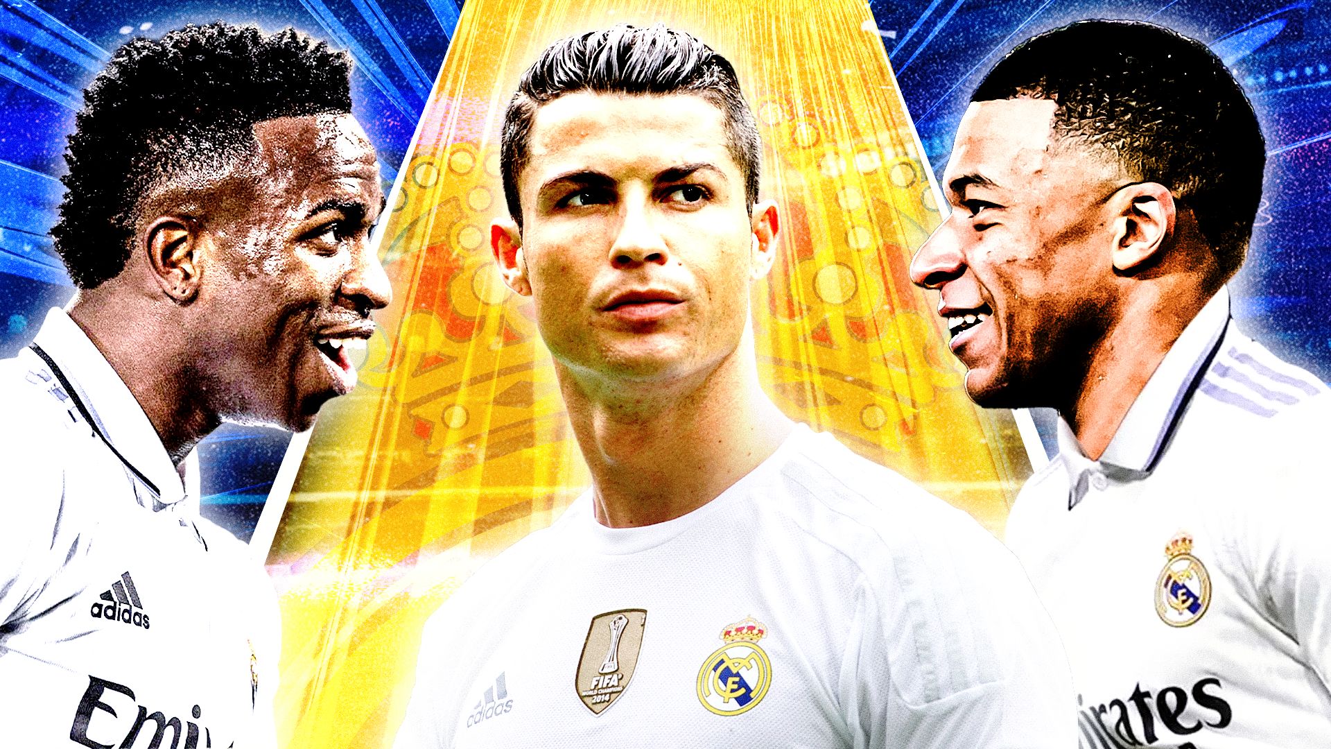 GFX Vini Jr Cristiano Ronaldo Mbappé