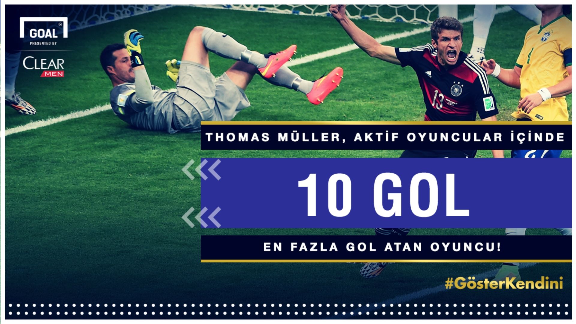 Thomas Muller 10 World Cup (Clear for Turkey)