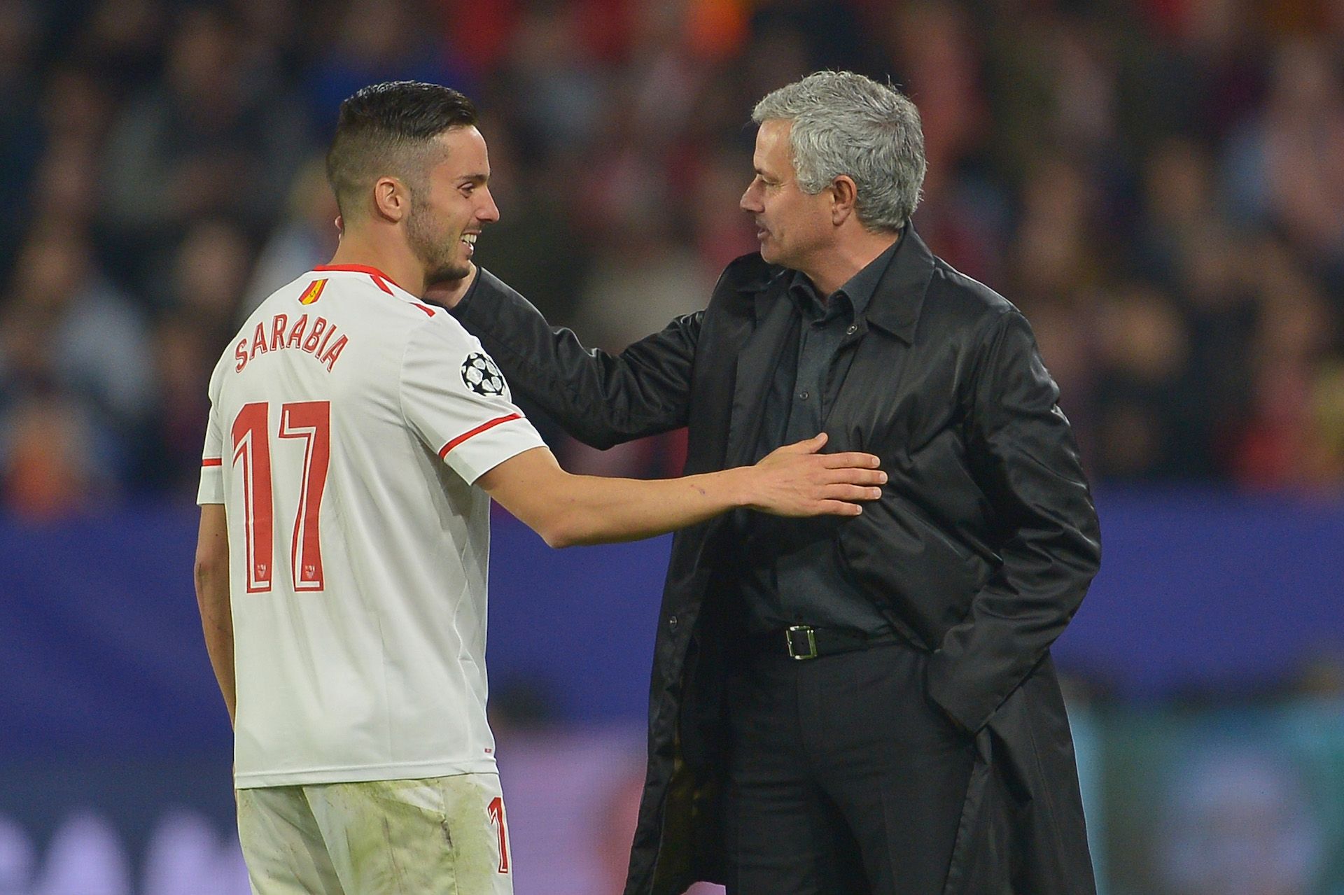Pablo Sarabia Jose Mourinho Sevilla Manchester United