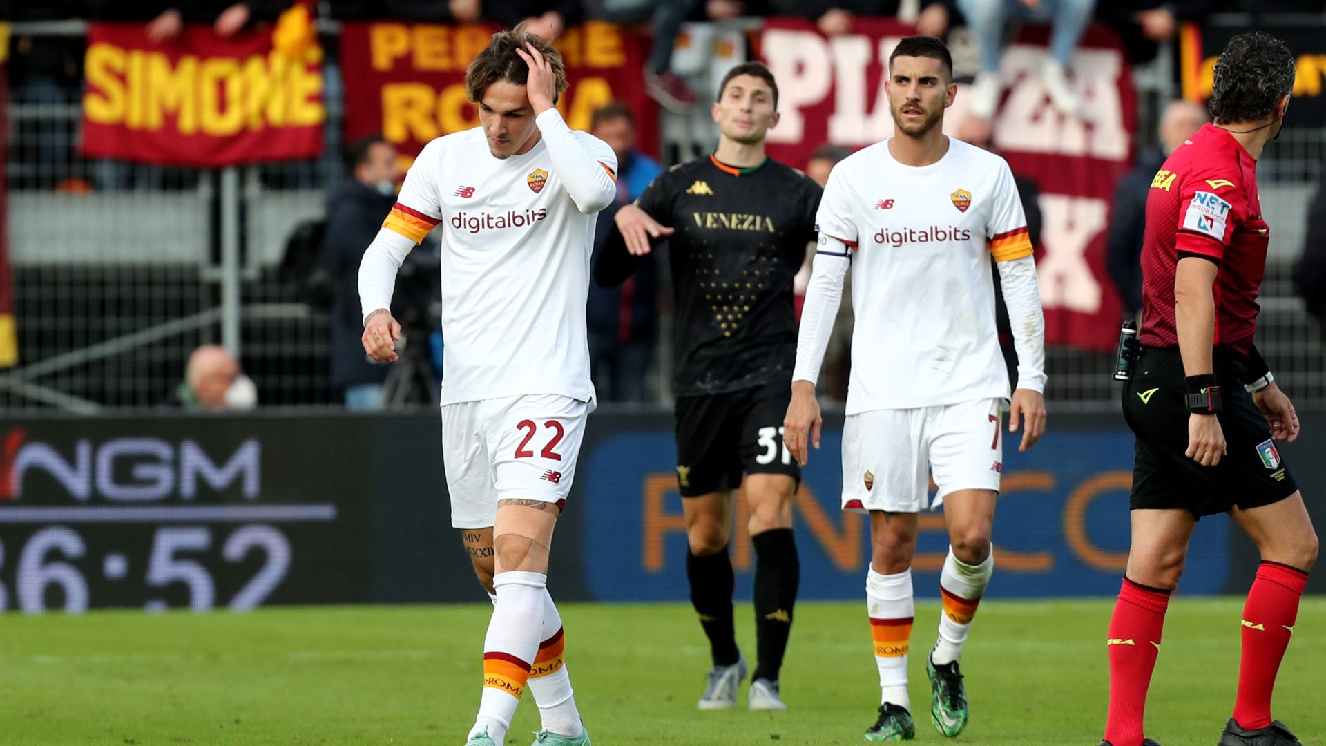 Zaniolo Lorenzo Pellegrini Roma