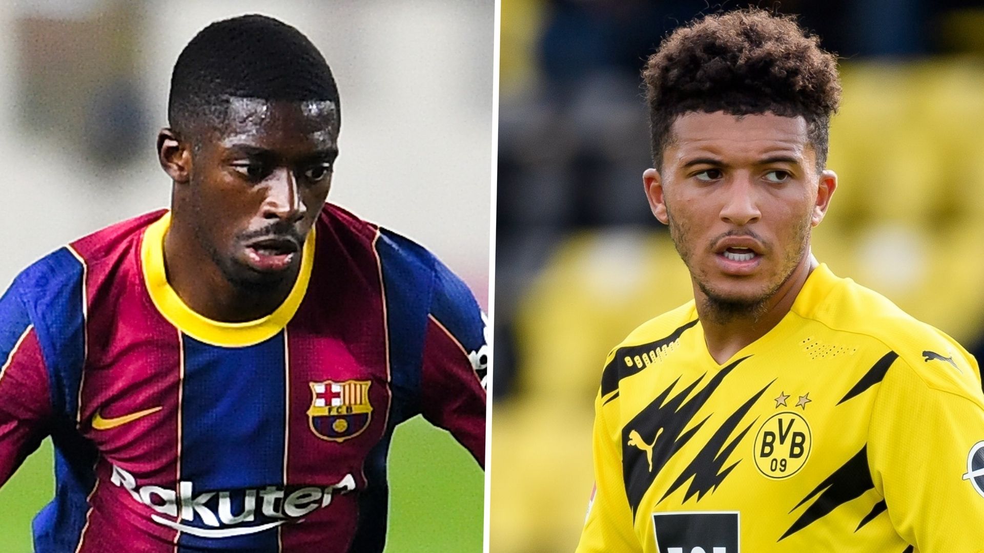 Ousmane Dembele, Jadon Sancho split