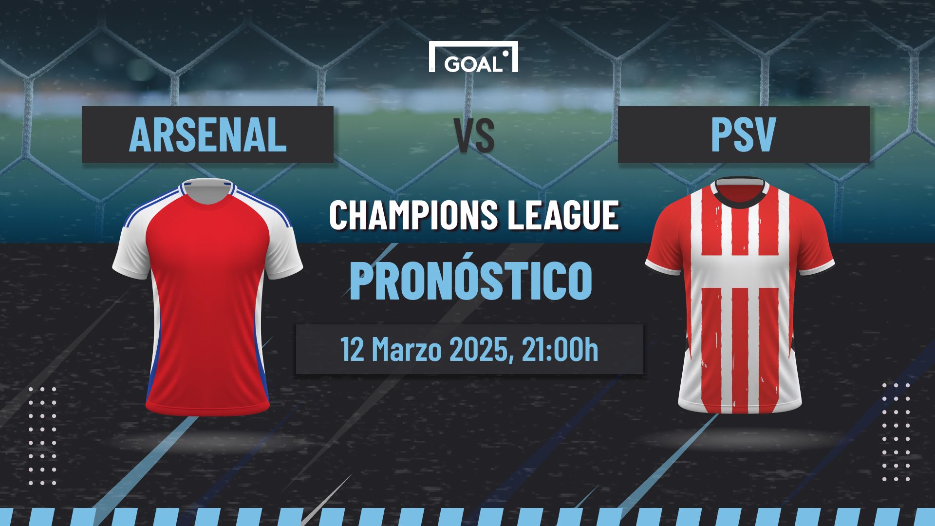 Arsenal vs PSV Pronóstico y Apuestas Champions League | 12/03/25