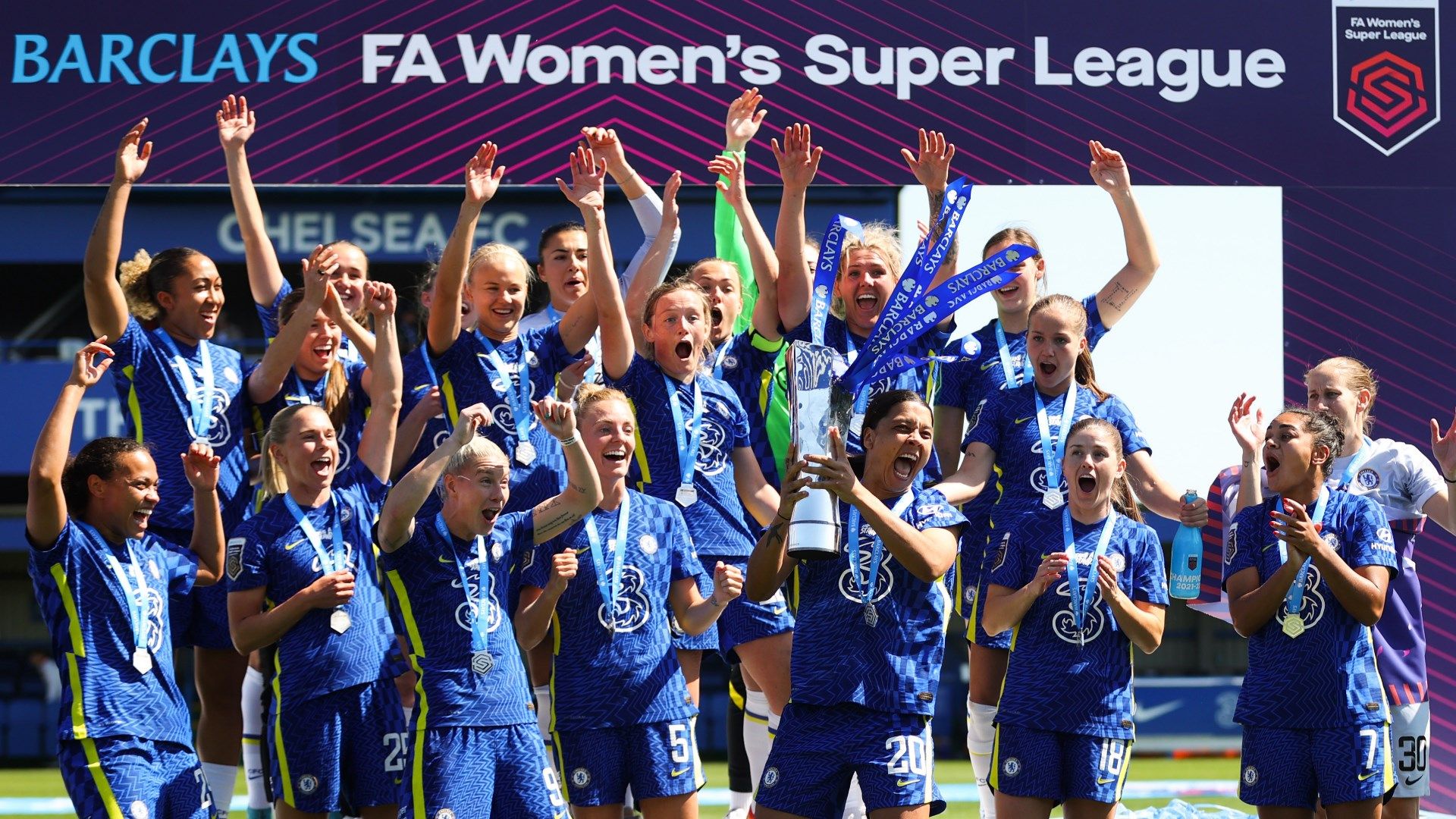 Chelsea Women WSL trophy 2021-22