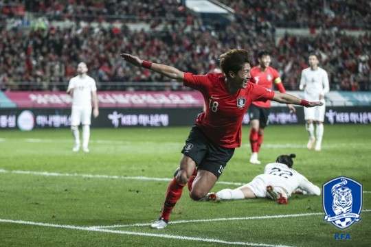 우루과이전 황의조 골 Hwang Ui-jo