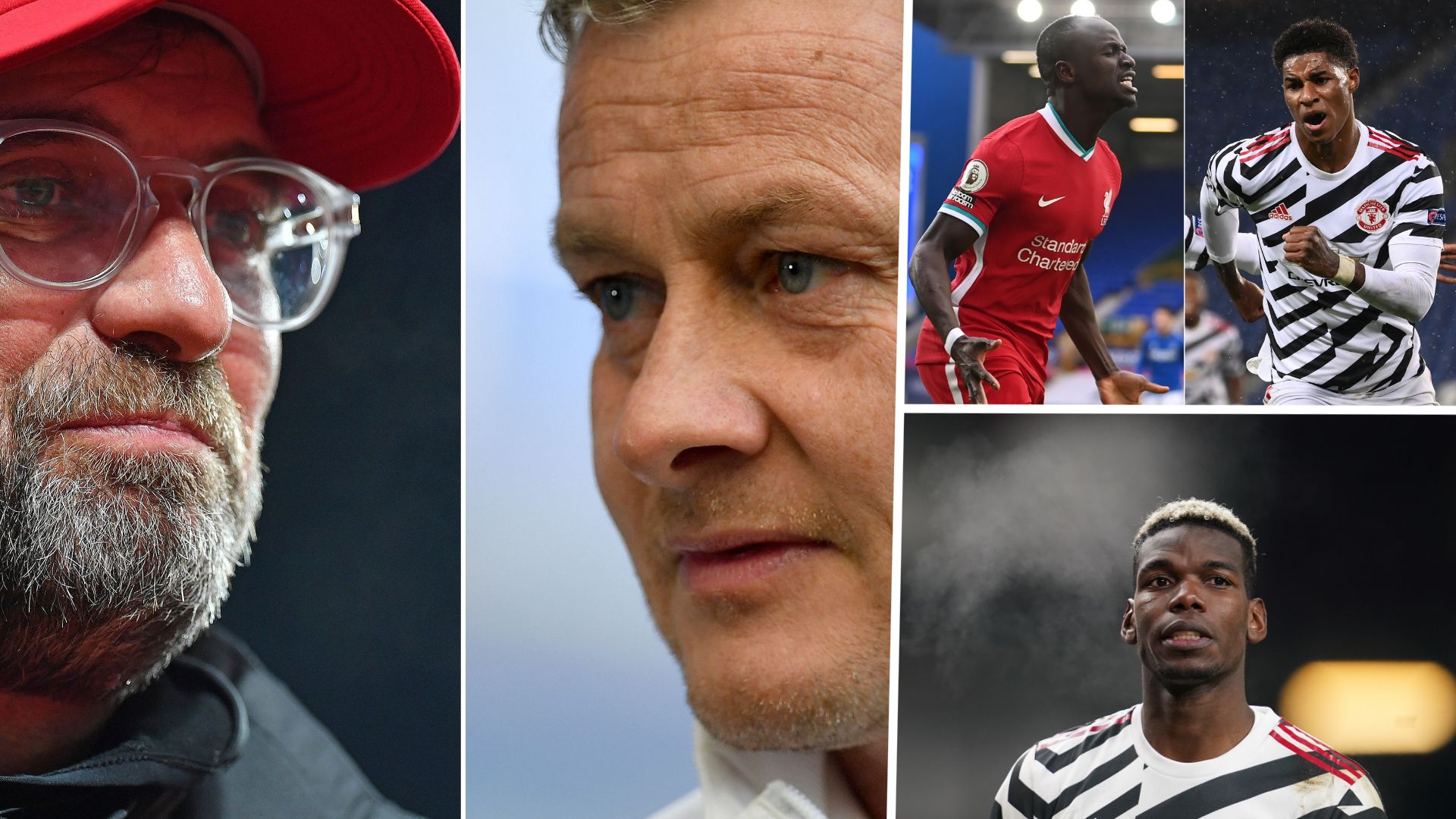 Pogba, Mane, Klopp, Solskjaer