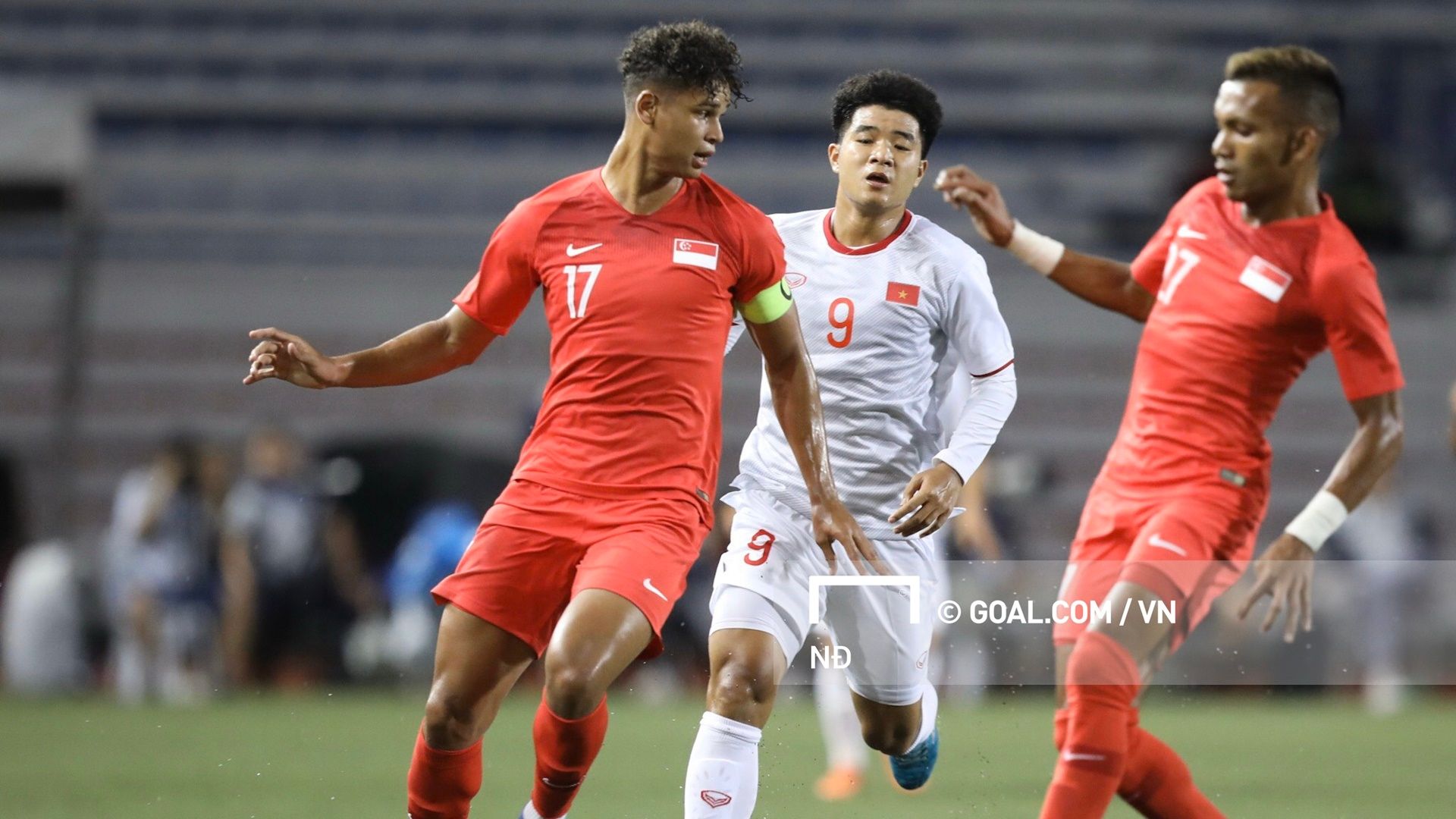 Irfan Fandi vs Ha Duc Chinh | U22 Vietnam vs U22 Singapore | Group B - SEA Games 30 - 2019