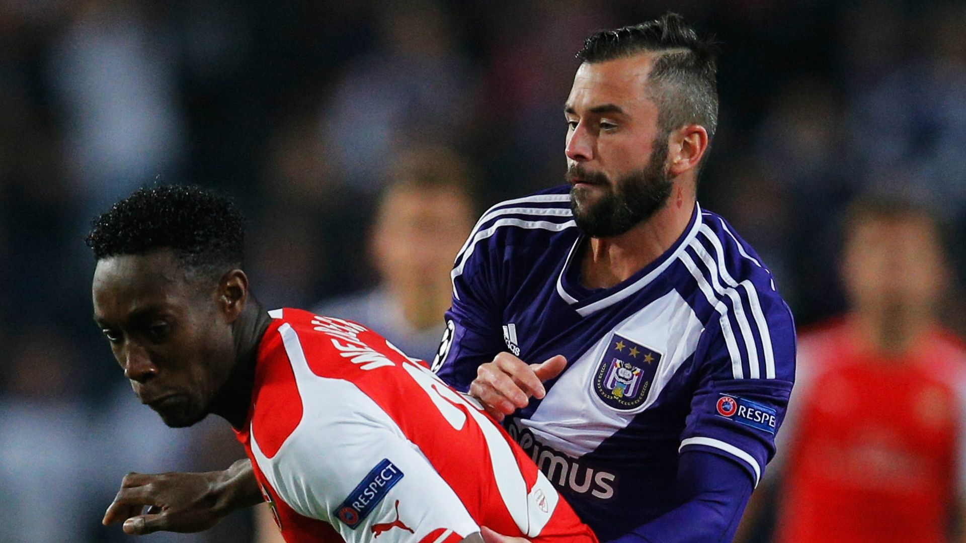 Welbeck Defour Anderlecht Arsenal Champions League 22102014