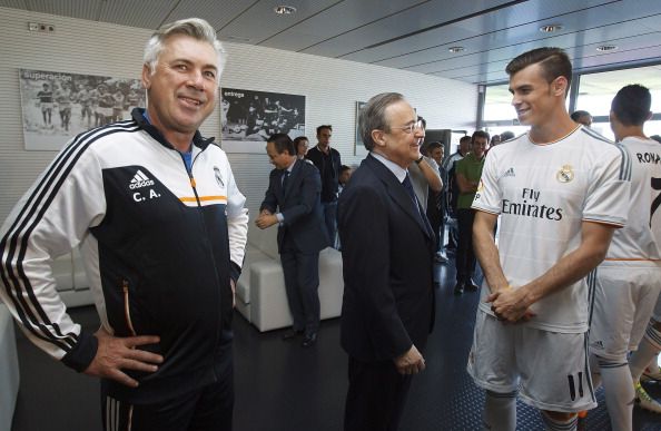 Carlo Ancelotti - Florentino Perez Real Madrid