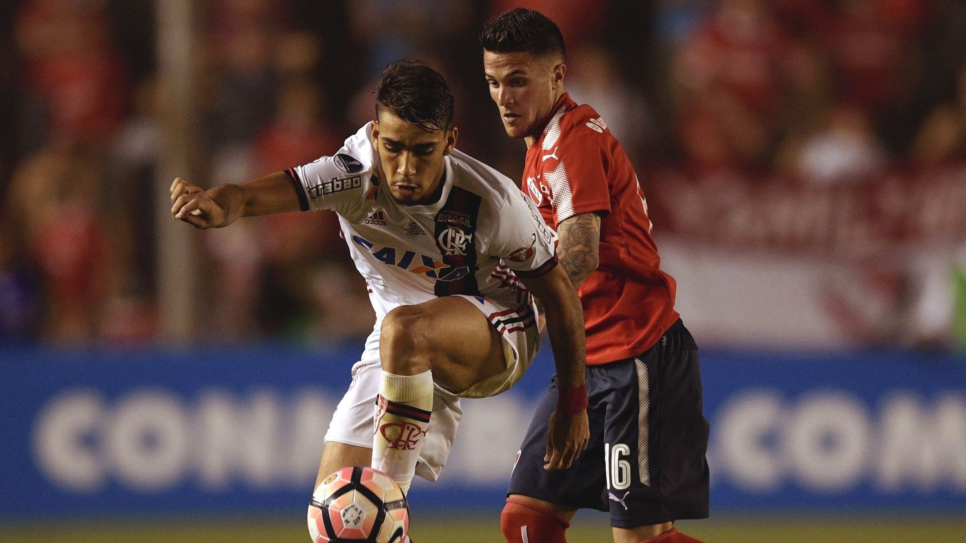 Lucas Paqueta Fabricio Bustos Independiente Flamengo Copa Sudamericana 06122017