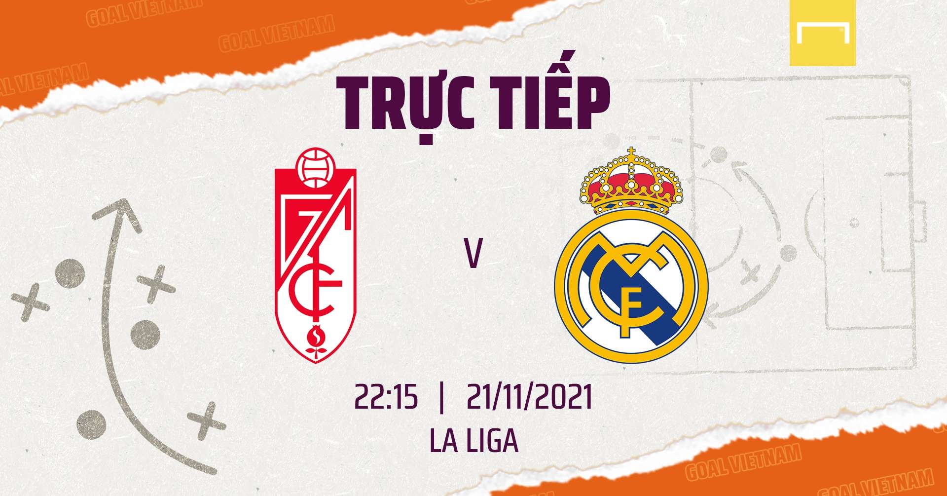 Live Granada vs Real Madrid La Liga 2021/22 GFX