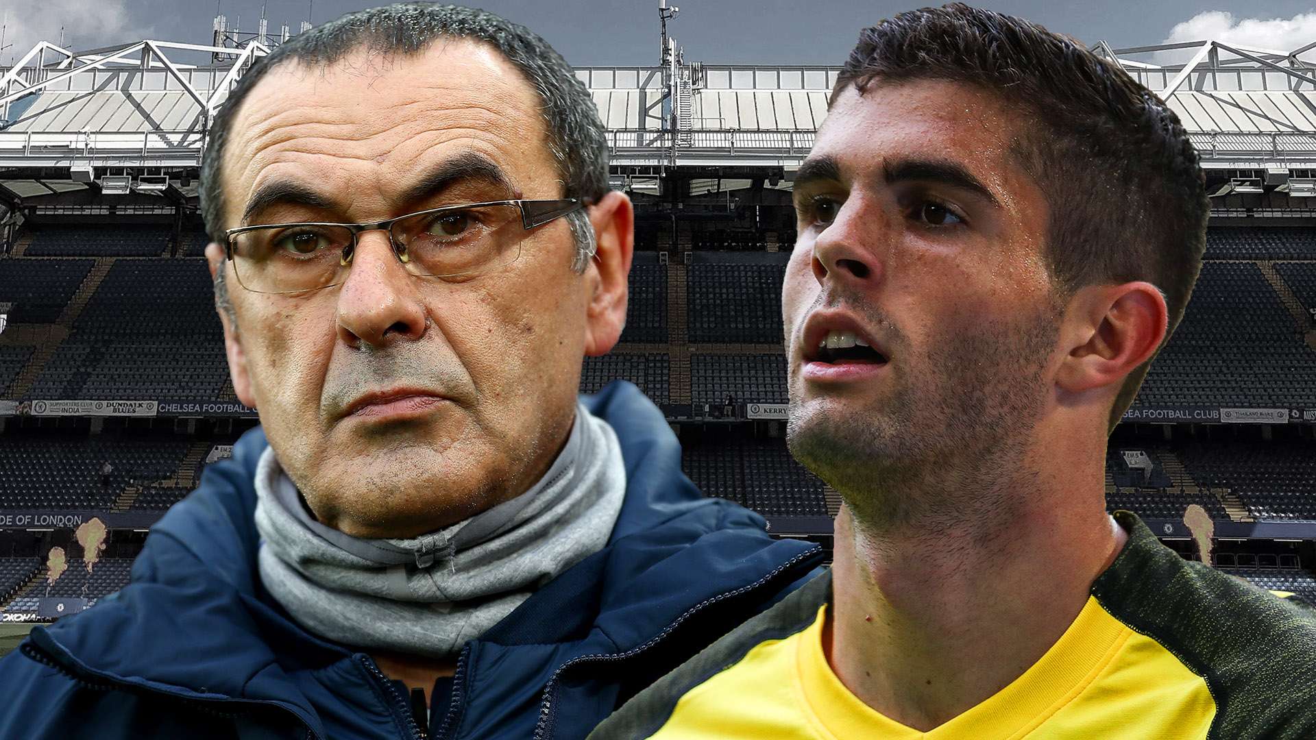 Maurizio Sarri Christian Pulisic Chelsea Dortmund