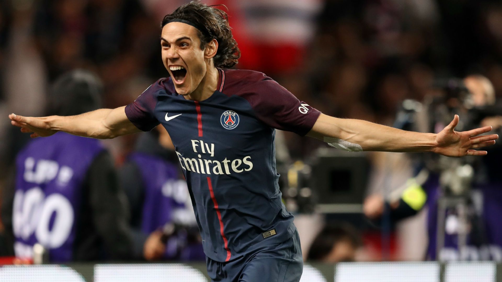 Edinson Cavani Monaco PSG Ligue 1 26112017