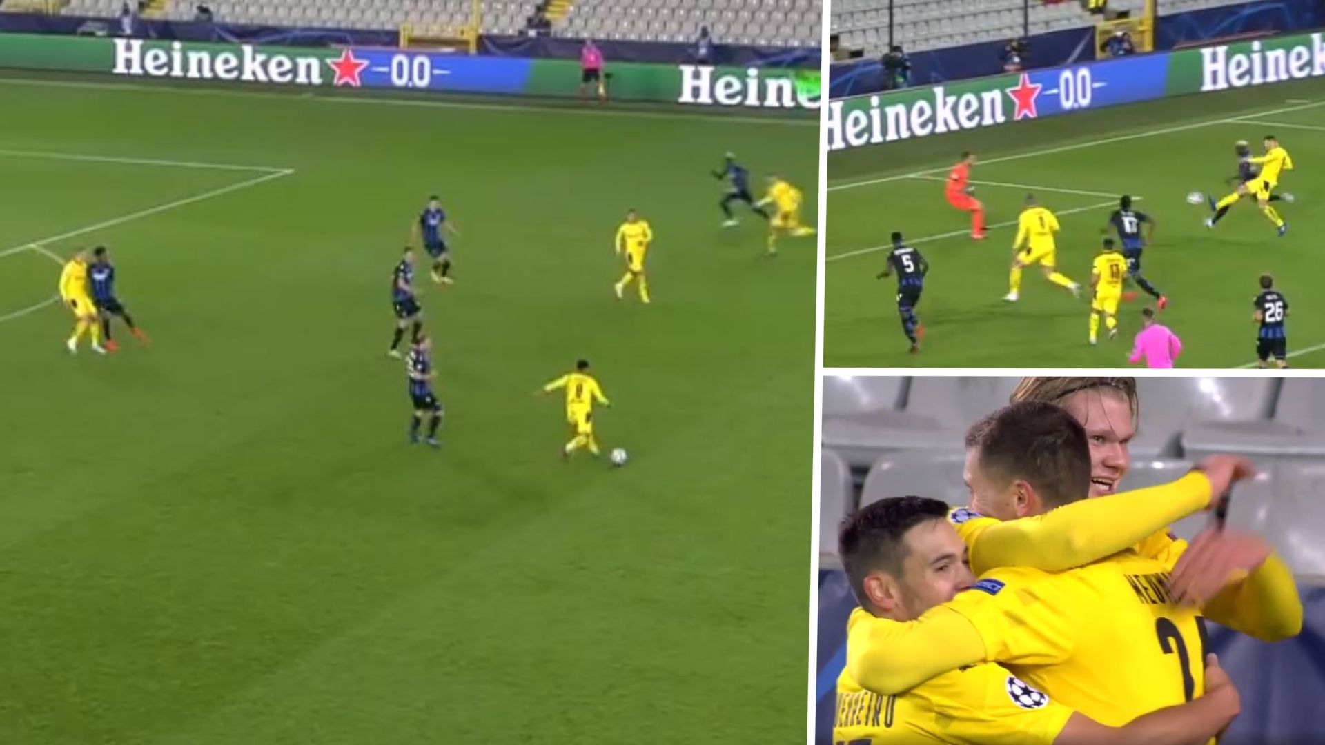 GER ONLY BVB BRÜGGE DAHOUD HAALAND GFX