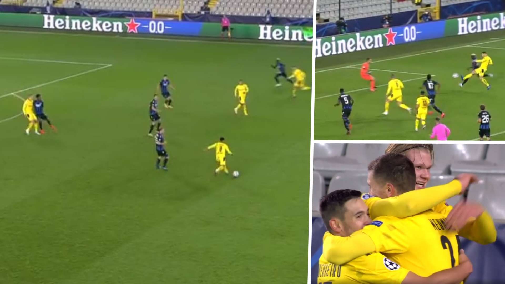 GER ONLY BVB BRÜGGE DAHOUD HAALAND GFX