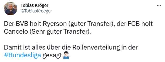 Netzreaktionen Cancelo Bayern