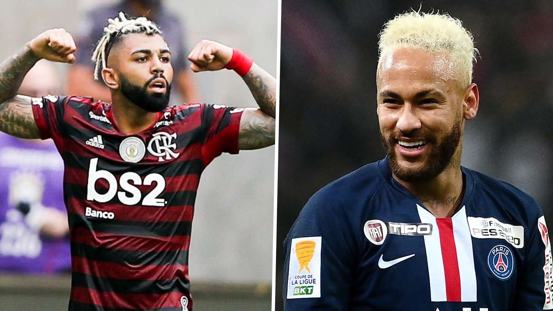 Neymar Gabigol PSG Flamengo